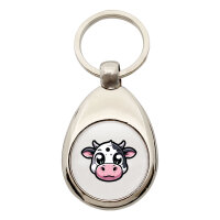 Schlüsselanhänger Comic Kuh Kälbchen