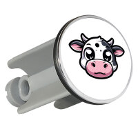 Waschbeckenstöpsel Comic Kuh Kälbchen 4cm