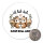 Magnet Ich hab dich ganz doll lieb Einchhörnchen 59mm Kühlschrankmagnet