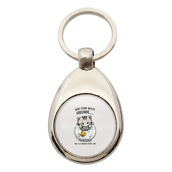 Schlüsselanhänger Beste Freunde Weil alle anderen scheiße sind.