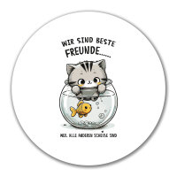 Aufkleber Beste Freunde Weil alle anderen scheiße...