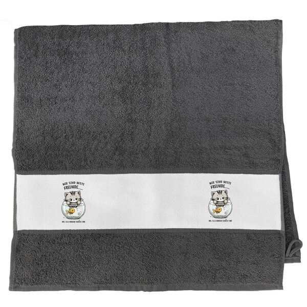 Handtuch Beste Freunde Weil alle anderen scheiße sind. 50x100cm