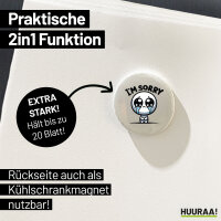 Magnet Im sorry weinendes Männchen 59mm Kühlschrankmagnet