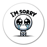 Aufkleber Im sorry weinendes Männchen 10cm