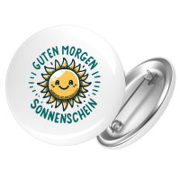 Button Guten Morgen Sonnenschein Sonne