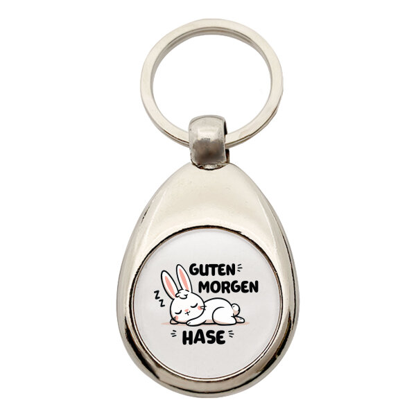 Schlüsselanhänger Guten Morgen Hase
