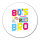 Aufkleber 80s Bro Retro 10cm
