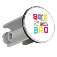 Waschbeckenstöpsel 80s Bro Retro 4cm Abflussstopfen