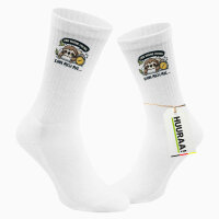 Unisex Socken Der frühe Vogel kann mich mal Faultier...