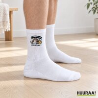 Unisex Socken Der frühe Vogel kann mich mal Faultier Baumwolle