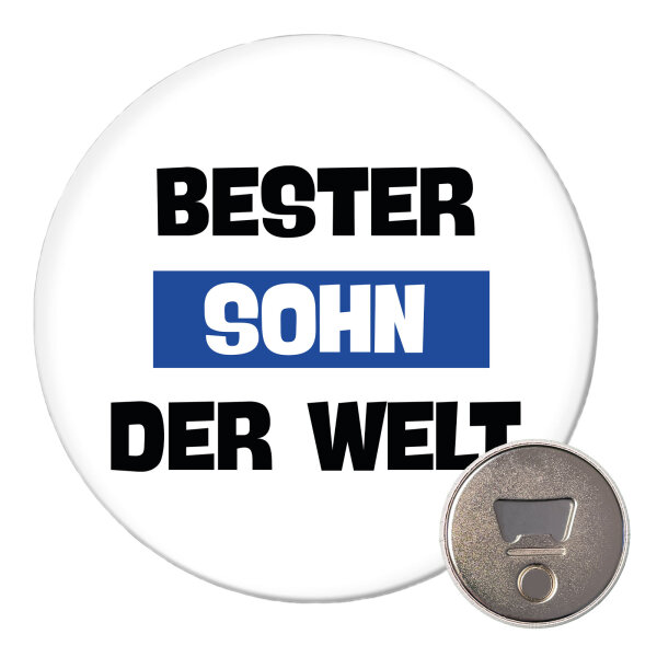 Magnet Bester Sohn der Welt 59mm Kühlschrankmagnet Flaschenöffner