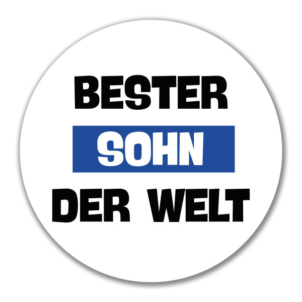 Aufkleber Bester Sohn der Welt 10cm