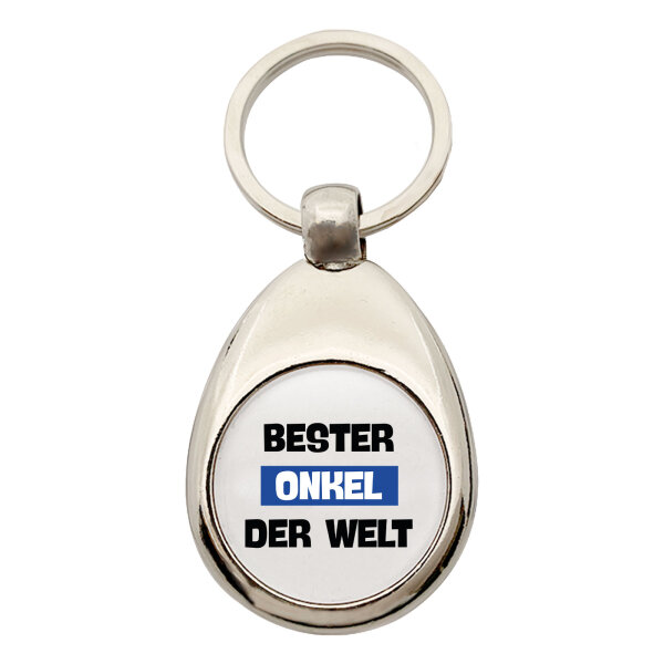 Schlüsselanhänger Bester Onkel der Welt Schlüsselring