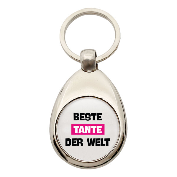 Schlüsselanhänger Beste Tante der Welt