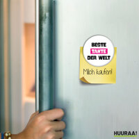 Magnet Beste Tante der Welt 59mm Kühlschrankmagnet