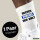 Unisex Socken Bester Freund der Welt Größe 37/46 White Motiv Tennissocken