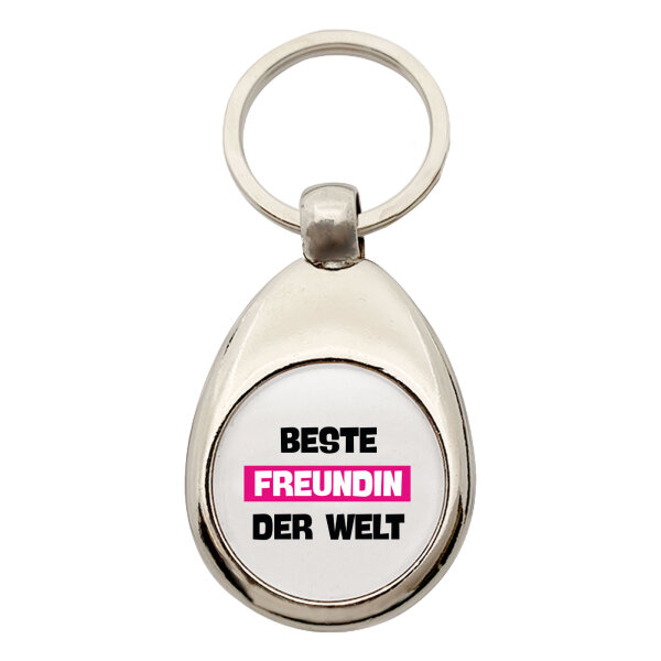Schlüsselanhänger Beste Freundin der Welt