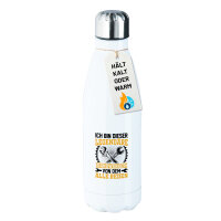 Trinkflasche Ich bin dieser legendäre Handwerker von dem alle reden 500ml Edelstahl Wasserflasche