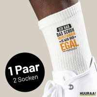 Unisex Socken Hab das schon verstanden ist mir nur egal...