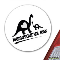 Aufkleber Mamasaurus Rex Dinosaurier 10cm