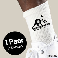 Unisex Socken Mamasaurus Rex Dinosaurier Größe...