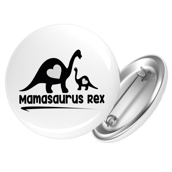 Button Mamasaurus Rex Dinosaurier rund