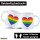 Kaffeetasse Regenbogenflagge LGBT+ Pride Flag 330ml