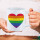 Kaffeetasse Regenbogenflagge LGBT+ Pride Flag 330ml
