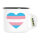 Emaille Tasse Trans Pride Flagge LGBTQ Herz 300ml Vintage Emaille Becher
