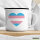 Emaille Tasse Trans Pride Flagge LGBTQ Herz 300ml Vintage
