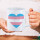 Kaffeetasse Trans Pride Flagge LGBTQ Herz 330ml