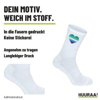 Unisex Socken Schwule Pride Flagge LGBTQ Herz Baumwolle