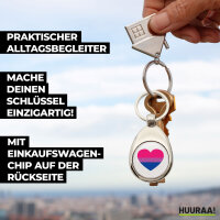 Schlüsselanhänger Bi*sexuell Pride Flagge LGBTQ...