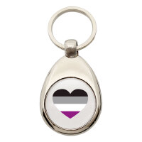 Schlüsselanhänger Asexuelle Pride Flagge LGBTQ...
