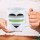 Kaffeetasse Agender Pride Flagge LGBTQ Herz 330ml