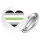 Button Agender Pride Flagge LGBTQ Herz