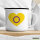 Emaille Tasse Intersex Pride Flagge LGBTQ Herz 300ml Vintage Emaille Becher