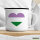 Emaille Tasse Genderqueer Pride Flagge LGBTQ Herz 300ml Vintage
