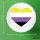Button Nonbinary Pride Flagge LGBTQ Herz