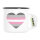 Emaille Tasse Demigirl Pride Flagge LGBTQ Herz 300ml Vintage