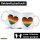 Kaffeetasse Alternative LGBT+ Pride Flagge LGBTQ Herz 330ml