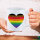 Kaffeetasse Alternative LGBT+ Pride Flagge LGBTQ Herz 330ml