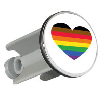 Waschbeckenstöpsel Alternative LGBT+ Pride Flagge...