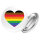 Button Alternative LGBT+ Pride Flagge LGBTQ Herz