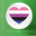 Button Genderfluid Pride Flagge LGBTQ Herz rund