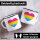 Emaille Tasse Pansexuell Pride Flagge LGBTQ Herz 300ml Vintage Emaille Becher