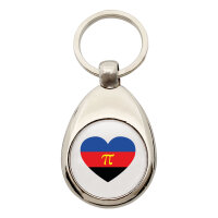 Schlüsselanhänger Pi-Polyamorie Pride Flagge...