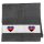Handtuch Pi-Polyamorie Pride Flagge LGBTQ Herz 50x100cm