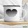 Emaille Tasse Heterosexuell Flagge LGBTQ Herz 300ml Vintage Emaille Becher