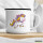 Emaille Tasse Einhorn Comic 300ml Vintage Emaille Becher